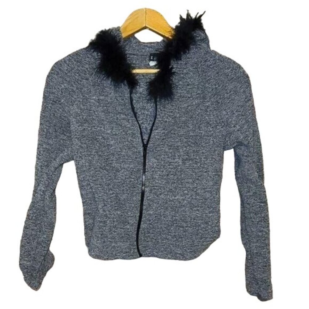 IRE Small Full Zip Faux Fur Lined Hoodie